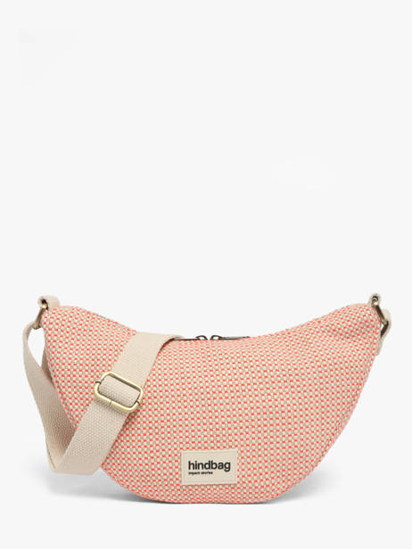 Sac Bandoulière Tressage Coton Hindbag Orange tressage TS