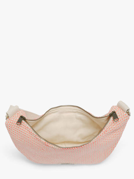 Sac Bandoulière Tressage Coton Hindbag Orange tressage TS vue secondaire 2