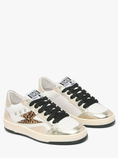 Sneakers In Leather Semerdjian White women DANYC838 other view 1