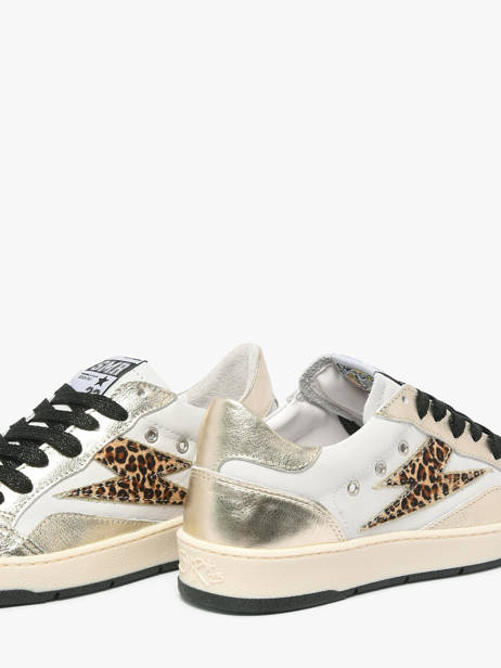 Sneakers In Leather Semerdjian White women DANYC838 other view 2