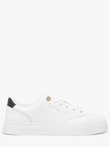 Sneakers In Leather Tommy hilfiger White women 91050K6