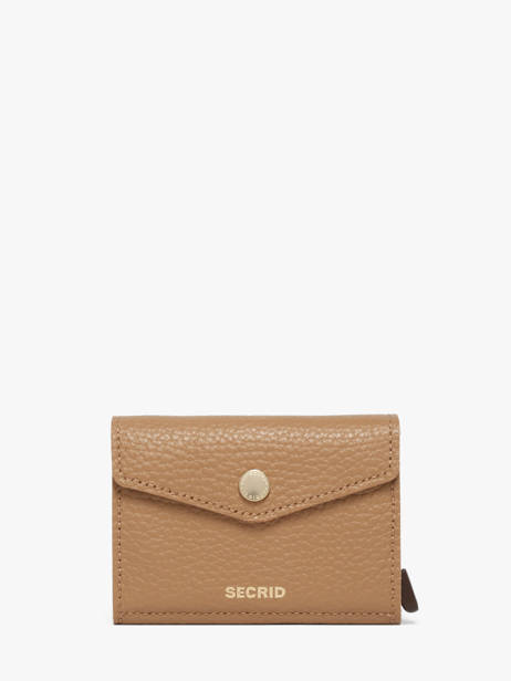 Porte-cartes Pebble Envelope Cuir Secrid Marron pebble EPE