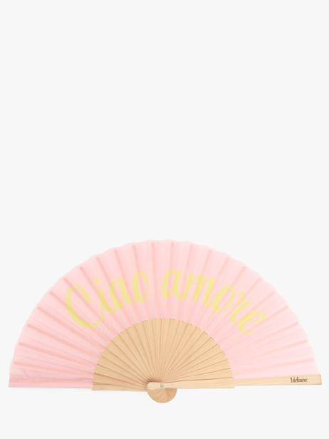 Hand Fan Ines de laure Pink eventail EVENTAIL