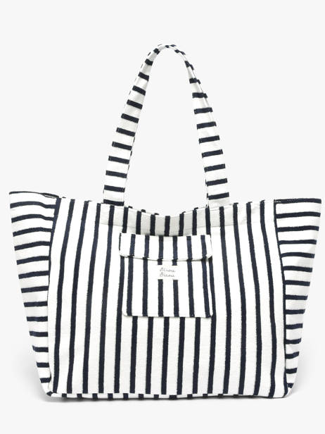 Sac Porté épaule Beach Coton Marco Bleu beach S1285