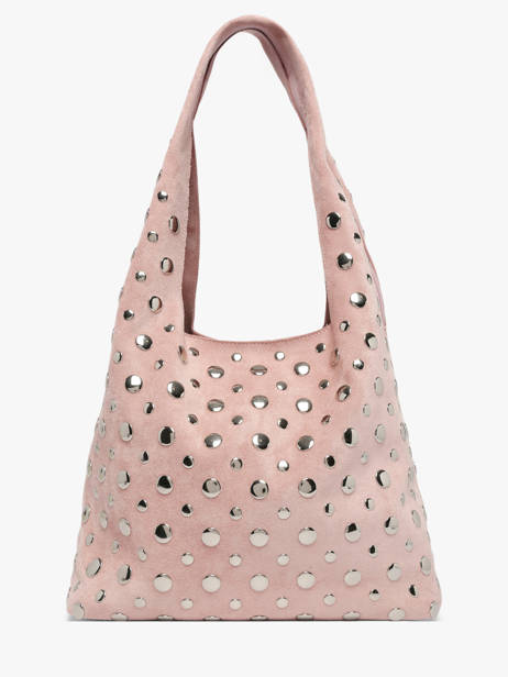 Shoulder Bag Suede Miniprix Pink suede F9928