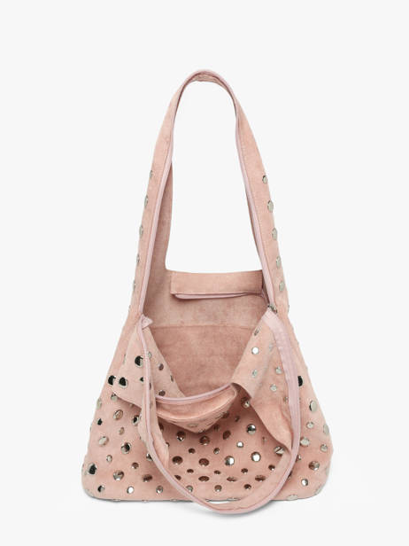 Shoulder Bag Suede Miniprix Pink suede F9928 other view 1