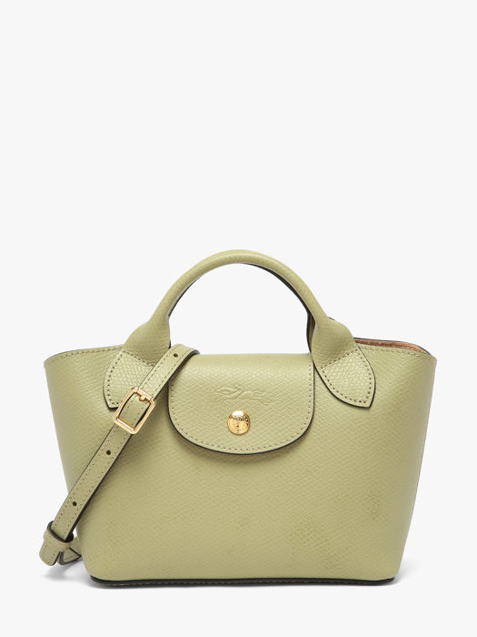 Longchamp Epure Sacs porté travers Vert