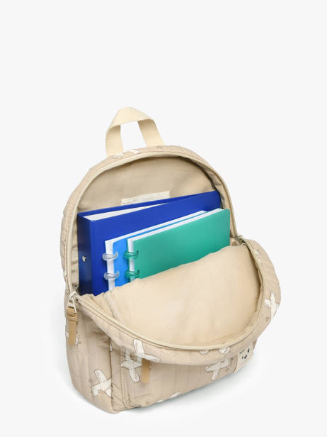 Mini Backpack Kidzroom Beige wonderful worlds 1678 other view 3