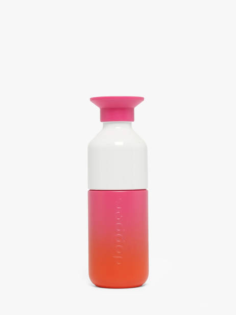 Drinking Bottle Steel 350 Ml Dopper Pink steel STEEL350