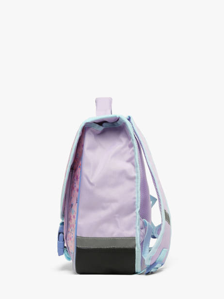 Cartable 2 Compartiments Lilo & stitch Violet spring smiles 1726 vue secondaire 2