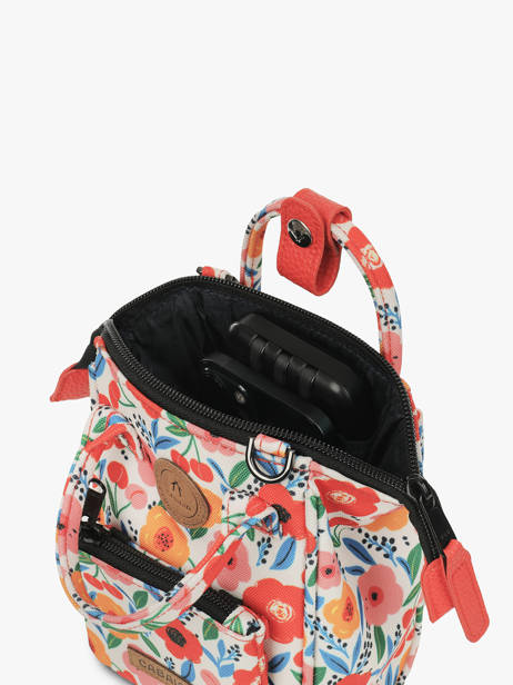 Nano Bag Crossbody 1 Compartment Cabaia Red adventurer NANOBAG other view 2