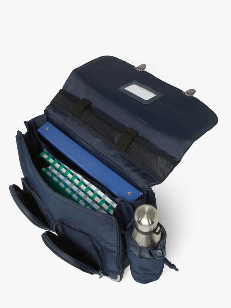 2-compartment Satchel Tann's Blue les fantaisies g 44151 other view 3