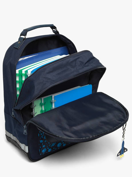 2-compartment Backpack Tann's Blue les fantaisies g 74151 other view 3