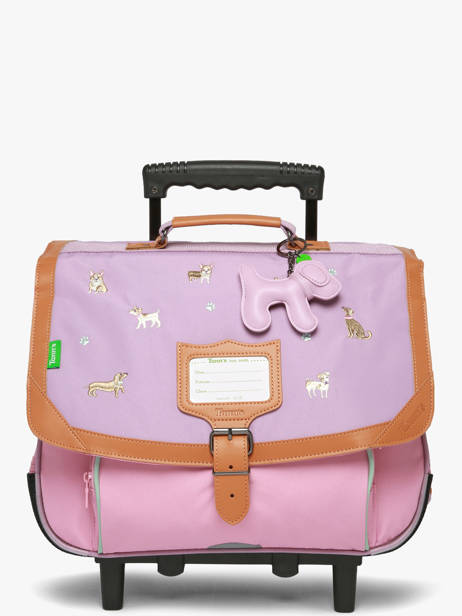 2-compartment Wheeled Satchel Tann's Violet les fantaisies f 42195