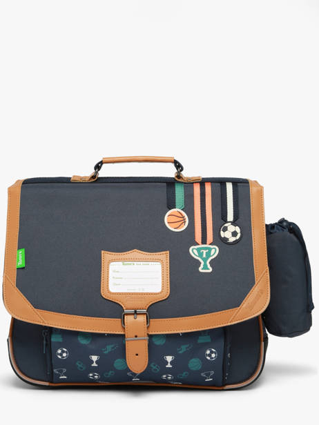 2-compartment Satchel Tann's Blue les fantaisies g 26382512