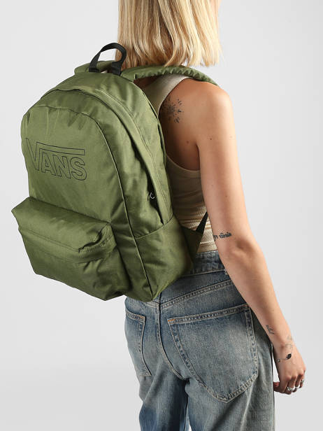 1 Compartment Backpack Vans Green backpack VN00103A other view 1