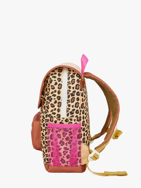 Sac à Dos Hello hossy Marron cool kids PS25 vue secondaire 2