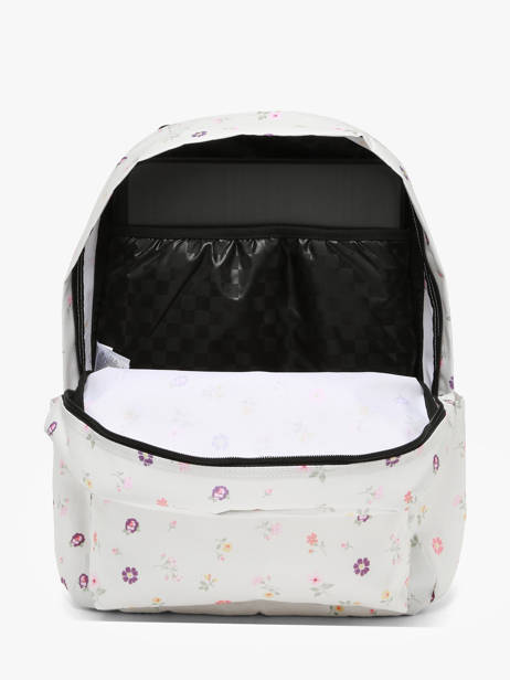 1 Compartment Backpack Vans White backpack VN000H4W other view 2