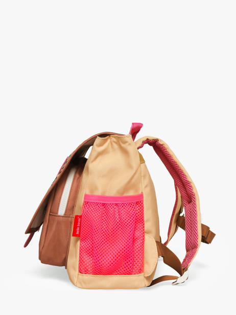 1 Compartment Satchel Hello hossy Brown cool kids 5 other view 2