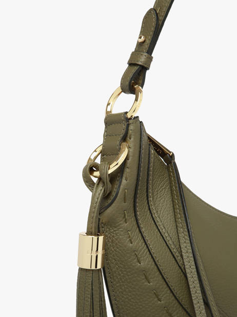 Shoulder Bag Hoboheme Leather Lancel Green hoboheme A14217 other view 2