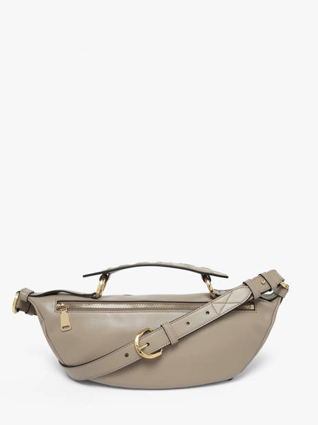 Small Leather Origami Crossbody Bag Lancel Gray origami A12527 other view 5