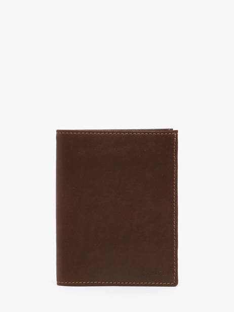 Portefeuille Cuir Etrier Marron oil EOIL748