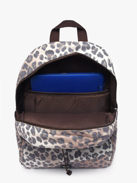 Sac à Dos 1 Compartiment Roxy Gris back to school RJBP5024 vue secondaire 3