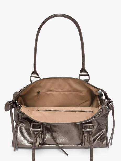 A4 Size Shoulder Bag Gallantry Silver format a4 5B other view 2