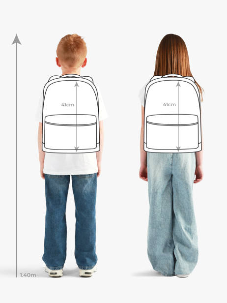 2-compartment Backpack Stones and bones Green boys B other view 1