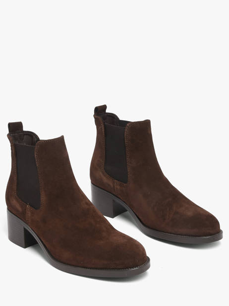 Heeled Boots In Leather Tamaris Brown accessoires 41 other view 1