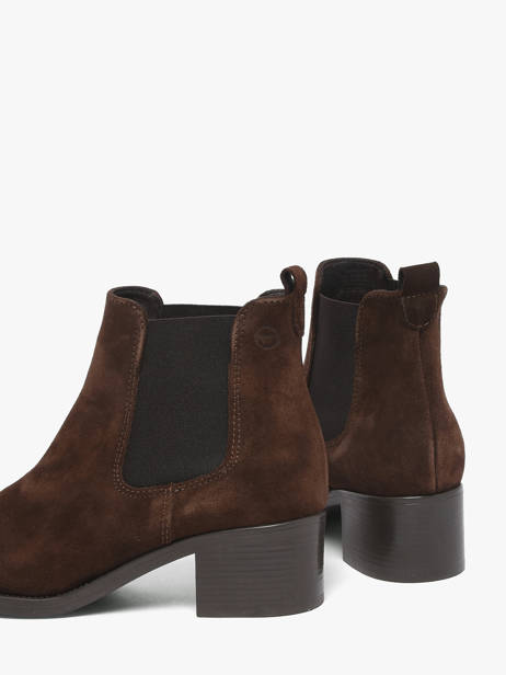 Heeled Boots In Leather Tamaris Brown accessoires 41 other view 2