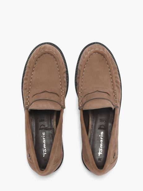 Moccasins In Leather Tamaris Brown accessoires 47 other view 3