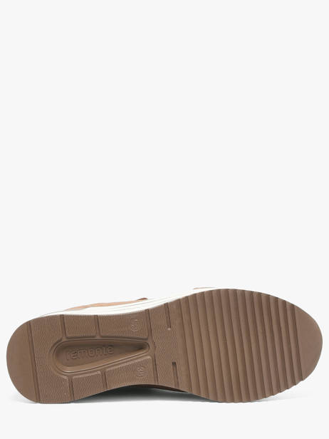 Platform Sneakers In Leather Remonte Beige accessoires 64 other view 4