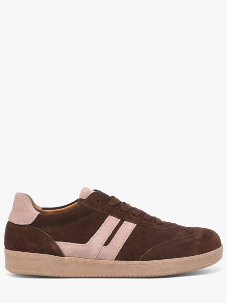 Sneakers In Leather Gabor Red accessoires 5