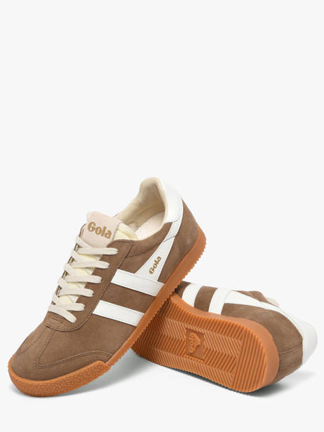 Sneakers In Leather Gola Brown accessoires CLB538FW other view 2