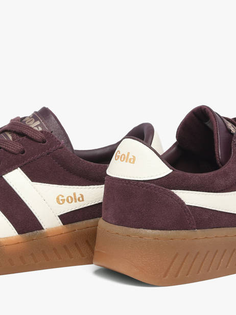 Sneakers In Leather Gola Red accessoires CLA589LC other view 2