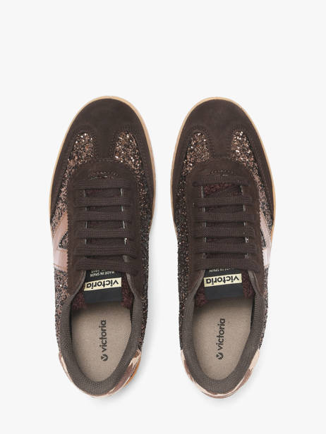 Sneakers Berlin In Leather Victoria Beige women 1126223 other view 4