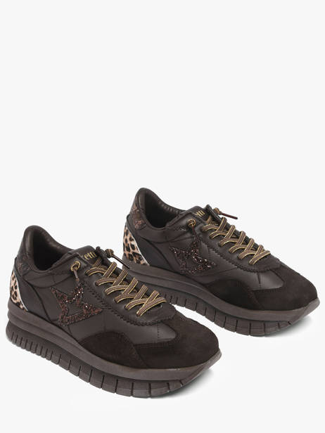 Platform Sneakers Cetti Brown accessoires SRA other view 1