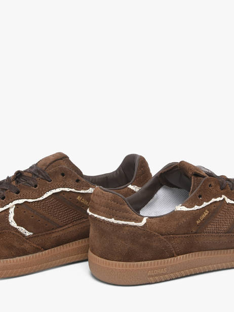 Sneakers Tb.490 In Leather Alohas Brown accessoires 10082307 other view 2