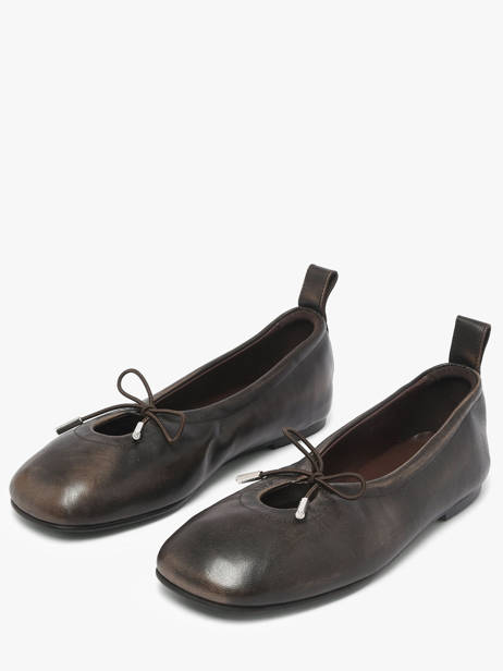 Ballerinas Rosalind In Leather Alohas Brown accessoires 10131801 other view 1