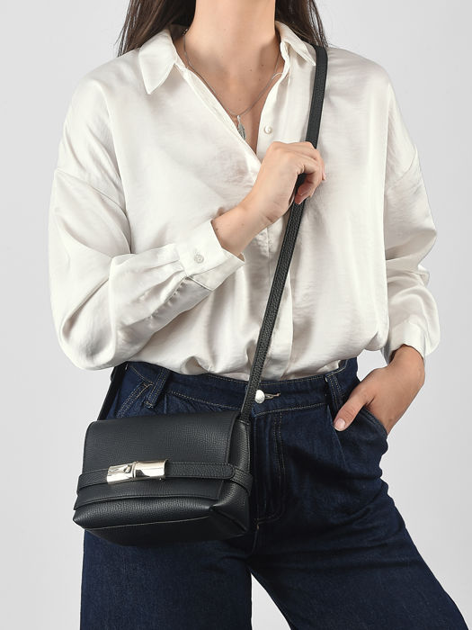 Longchamp Le smart flow Messenger bag Black