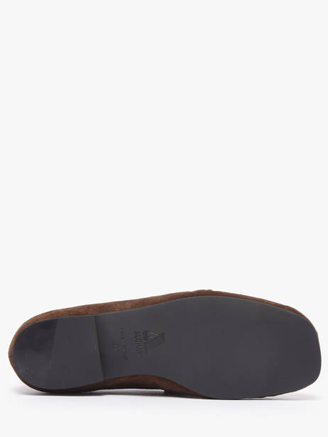 Mocassins En Cuir Alohas Marron accessoires 10121401 vue secondaire 4