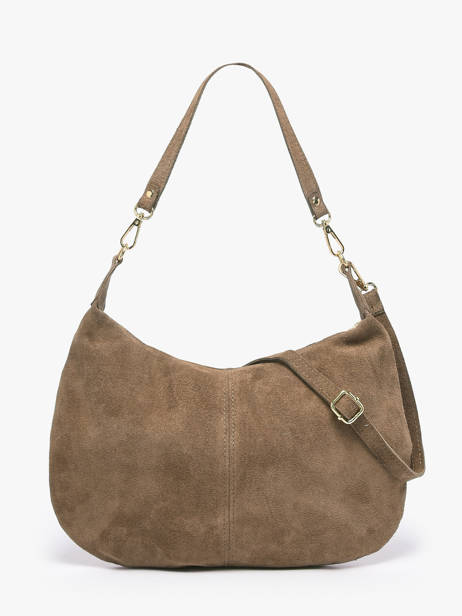Shoulder Bag Velvet Milano Beige velvet VE26061 other view 3