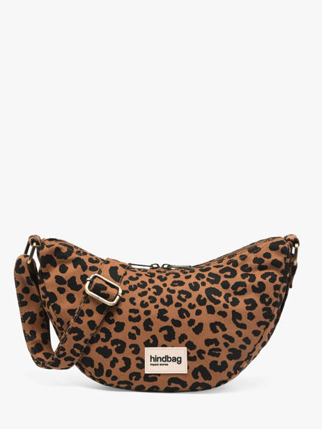 Crossbody Bag Leopard Cotton Hindbag Brown leopard LE