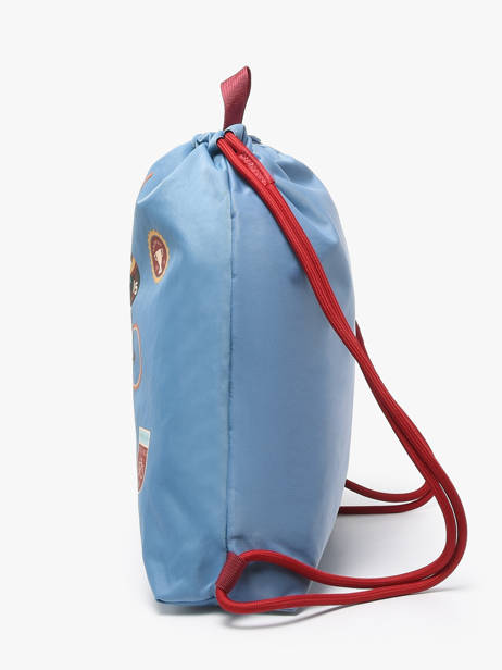 Gym Bag Caramel et cie Blue fier GA other view 2