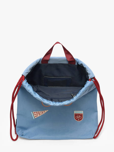 Gym Bag Caramel et cie Blue fier GA other view 3
