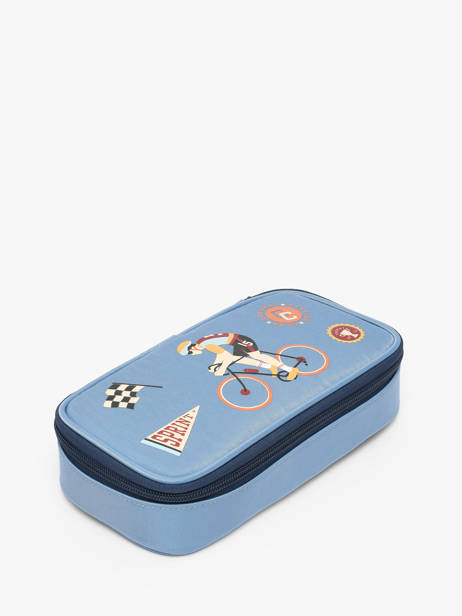 1 Compartment Pouch Caramel et cie Blue fier GA other view 1