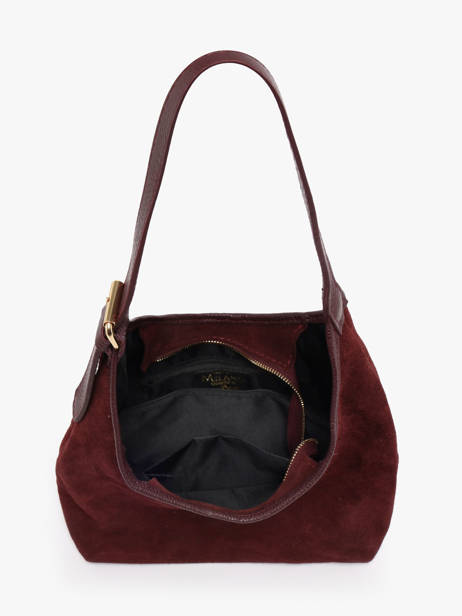 Sac Porté épaule Velvet Caviar Cuir Milano Violet velvet caviar VC26062 vue secondaire 3
