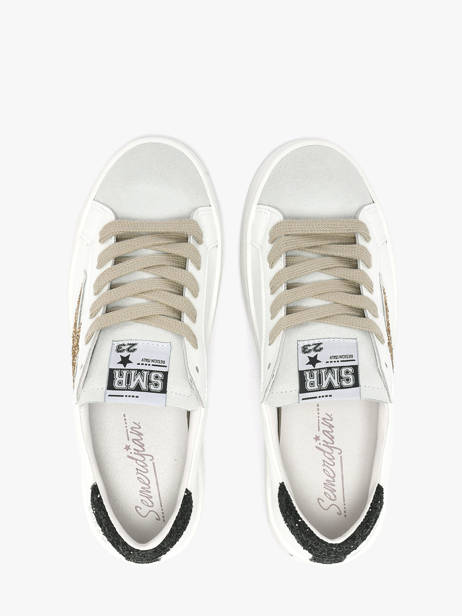 Sneakers Maya In Leather Semerdjian White women MAYA8672 other view 3