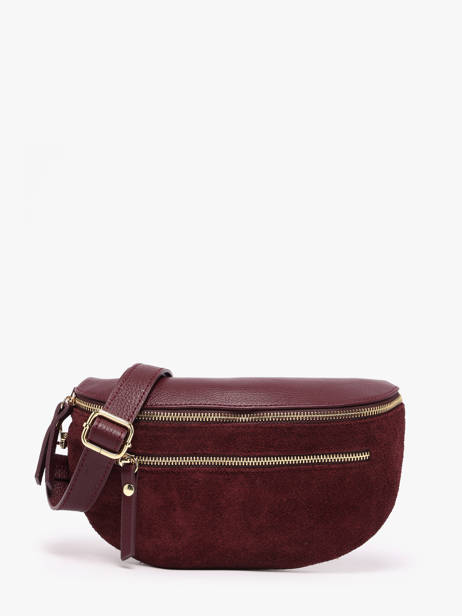 Belt Bag Leather Milano Violet velvet caviar VC24111